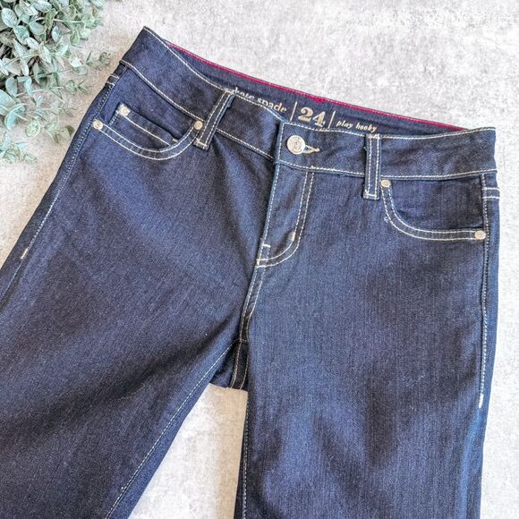 Kate Spade Perry Street Dark Wash Play Hooky Slim Jean Size 24 - Picture 1 of 8